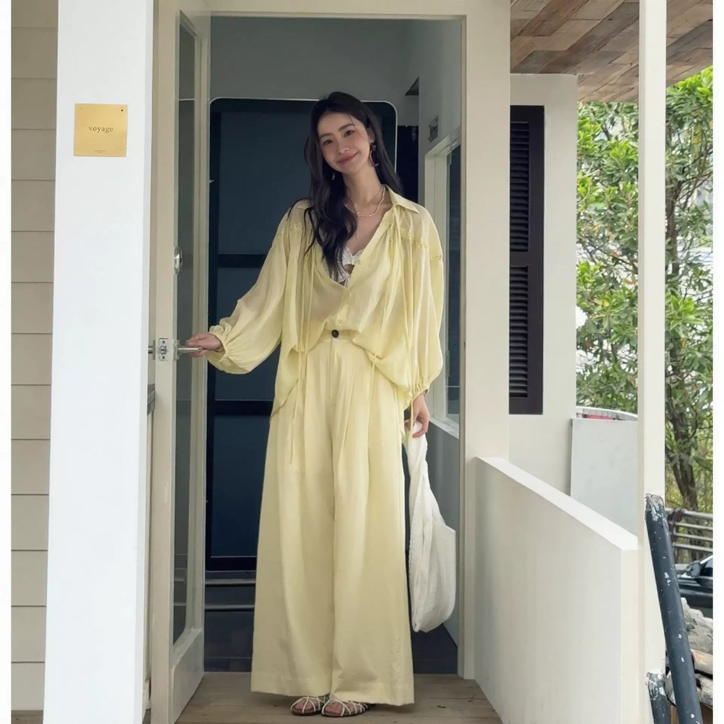 Korean Wide Leg Pants R31095