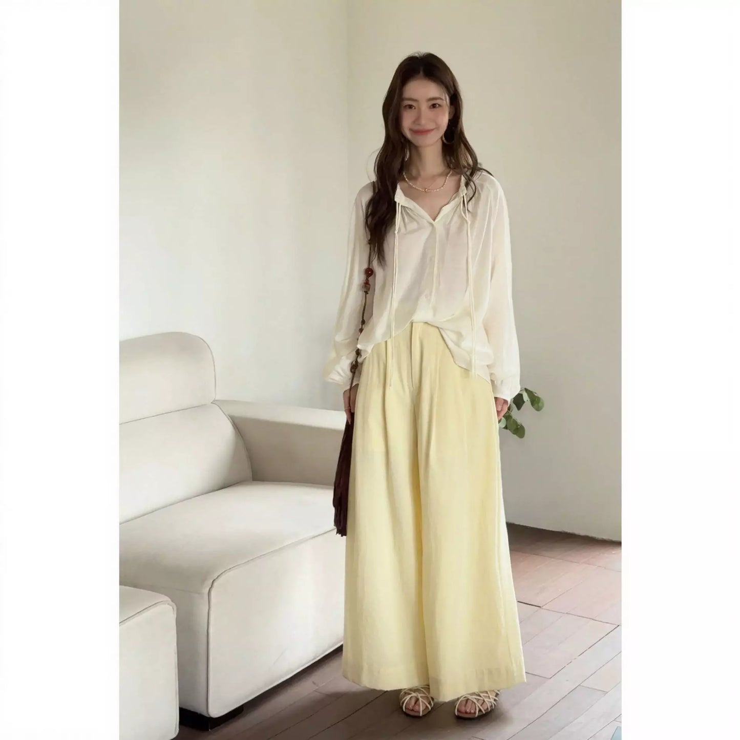 Korean Wide Leg Pants R31095