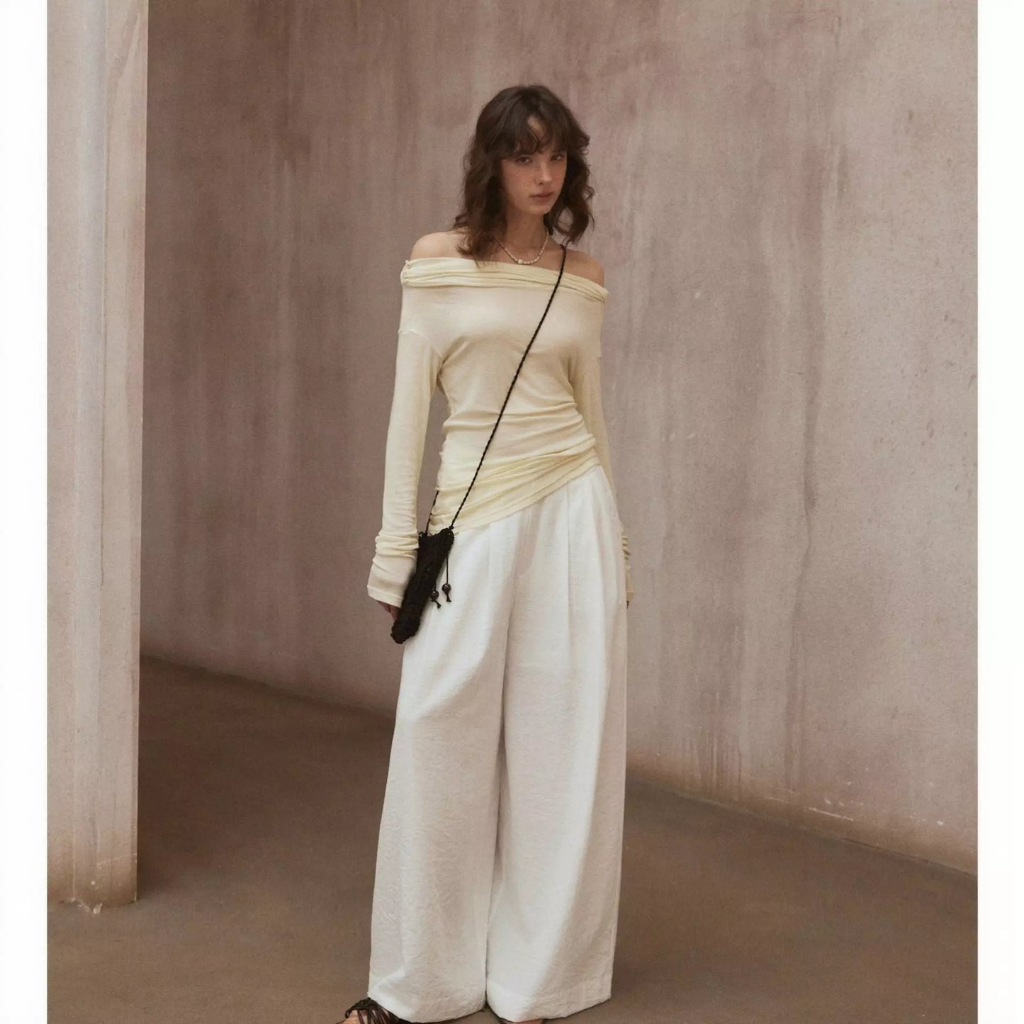 Korean Wide Leg Pants R31095