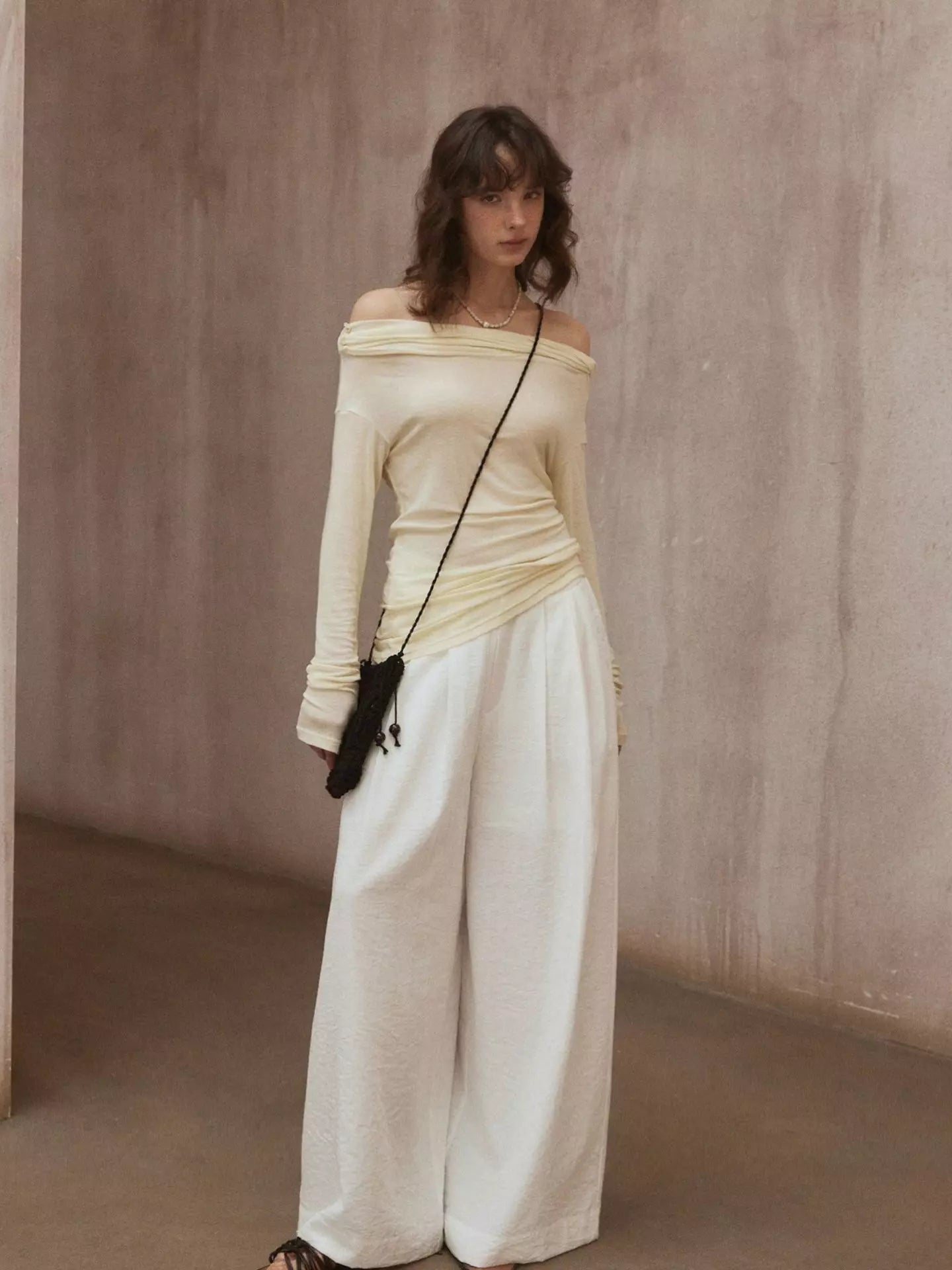 Korean Wide Leg Pants R31095