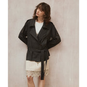 Korean Lapel Trench Coat R31098