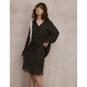 High Waist A-line Skirt R31097