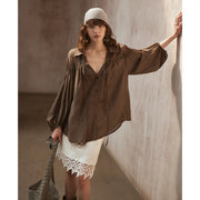 High Waist A-line Skirt R31097