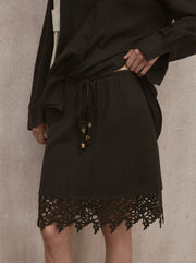 High Waist A-line Skirt R31097