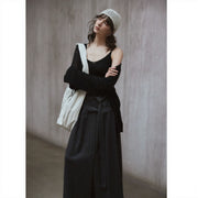 Lace-up Knit Cardigan R31077