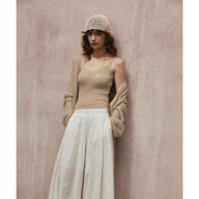 Lace-up Knit Cardigan R31077