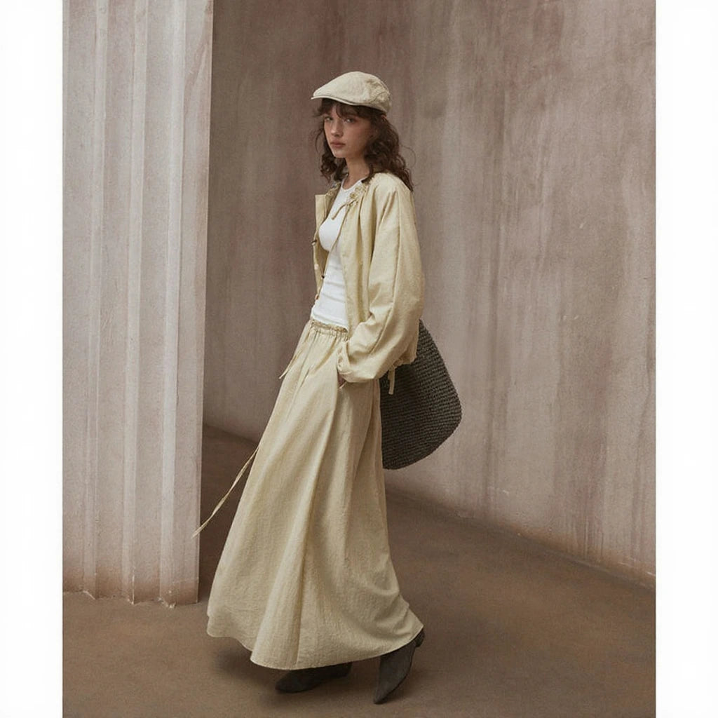 Elegant A-line Skirt R31071