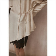 Lace-up Long Shirt R31069