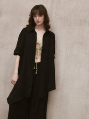 Lace-up Long Shirt R31069