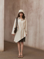 Lace-up Long Shirt R31069