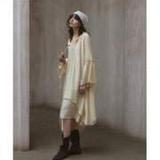 Lace-up Midi Dress R31060