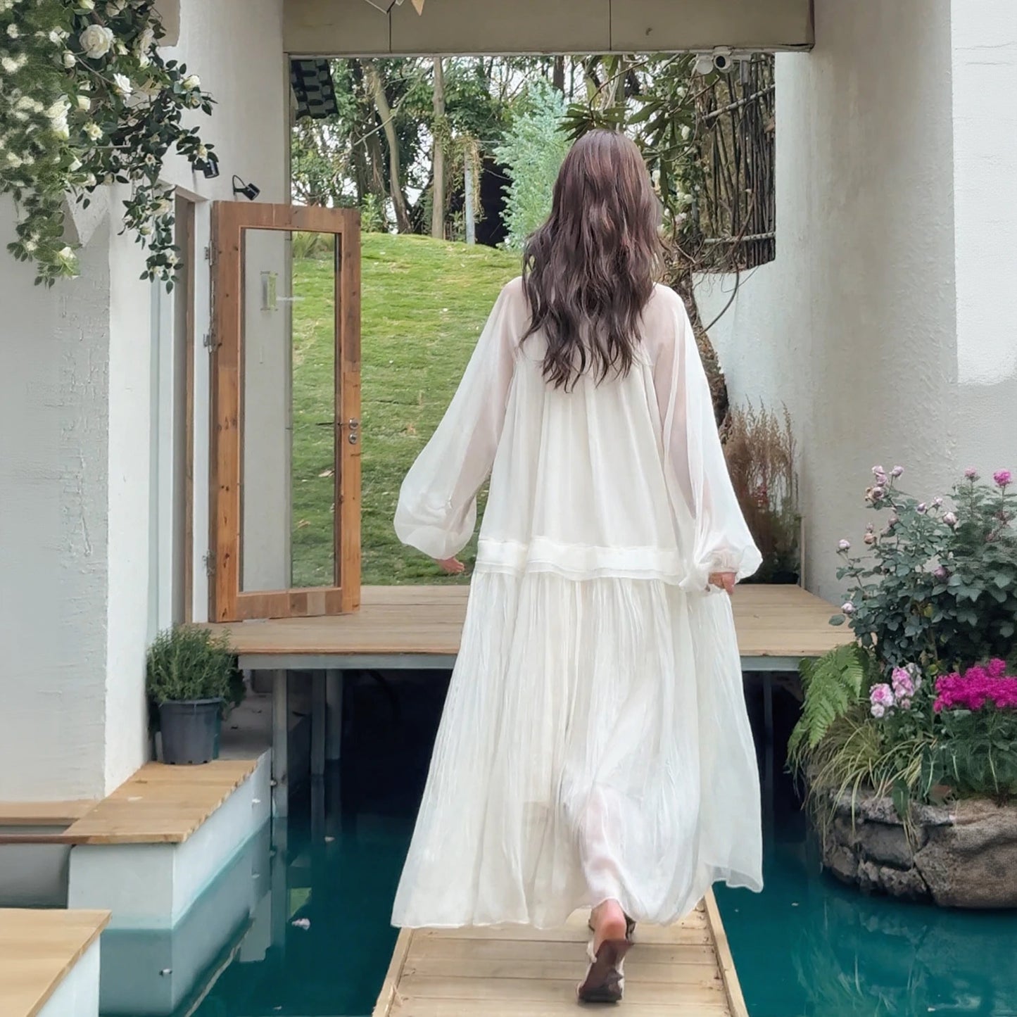 French Mesh Dress R31050