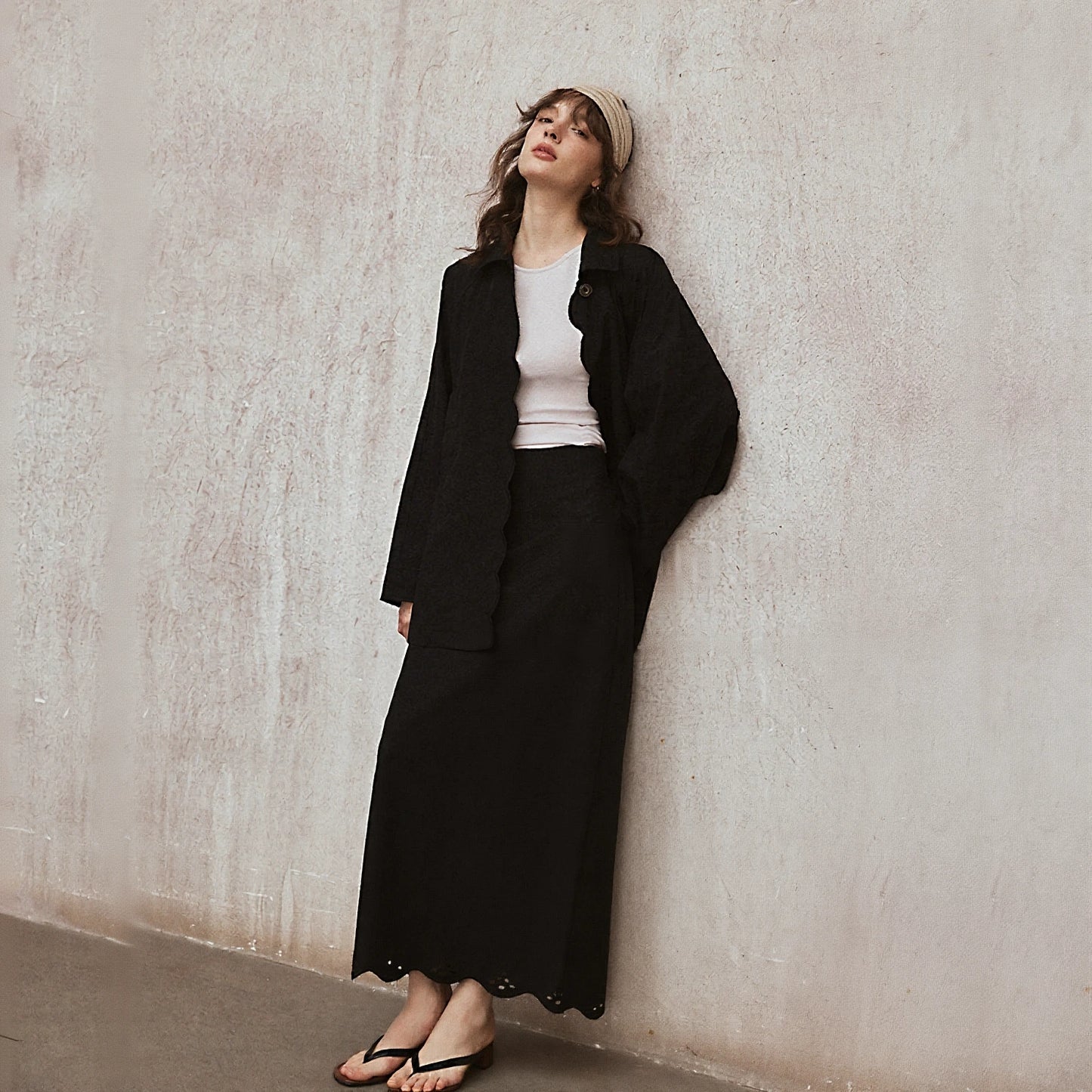 Lace Edge Skirt R31047