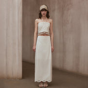 Lace Edge Skirt R31047