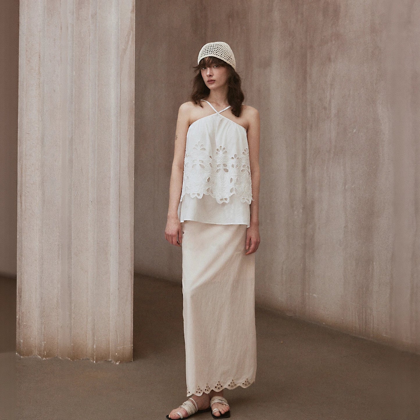 Lace Edge Skirt R31047