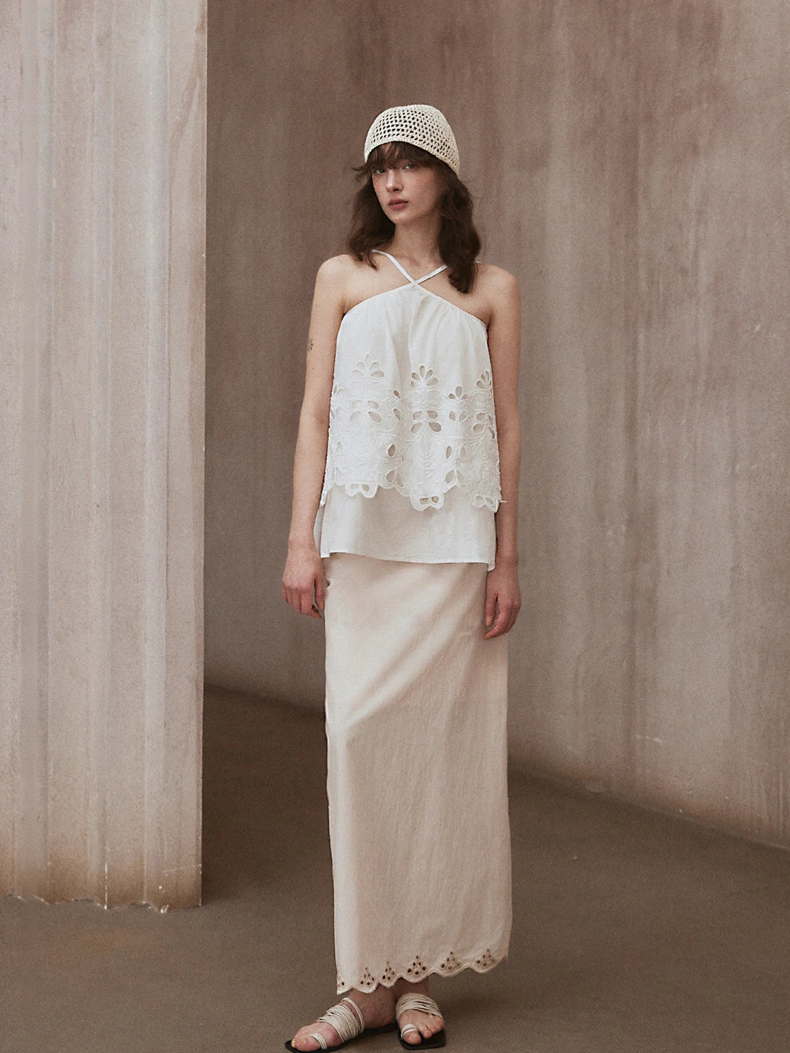 Lace Edge Skirt R31047