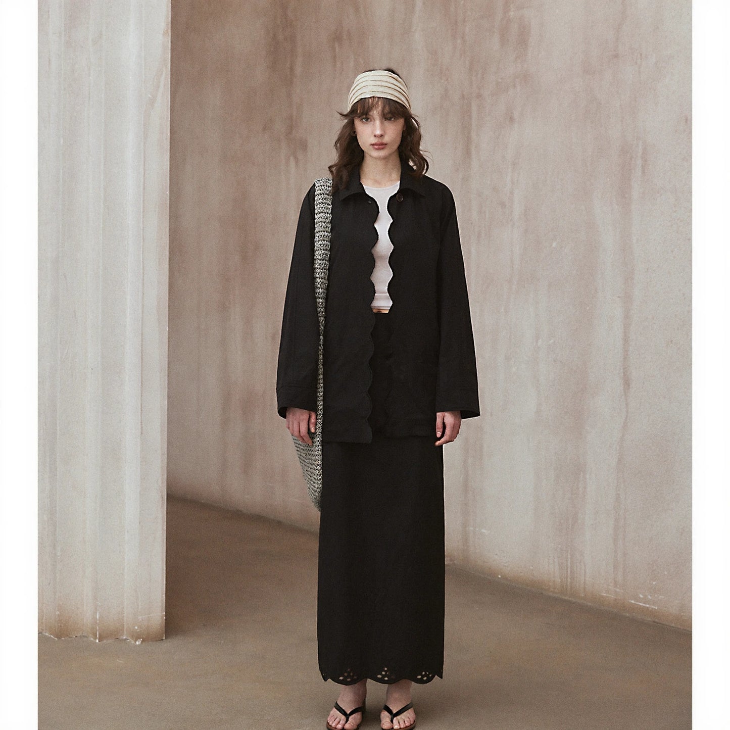 Lace Edge Skirt R31047