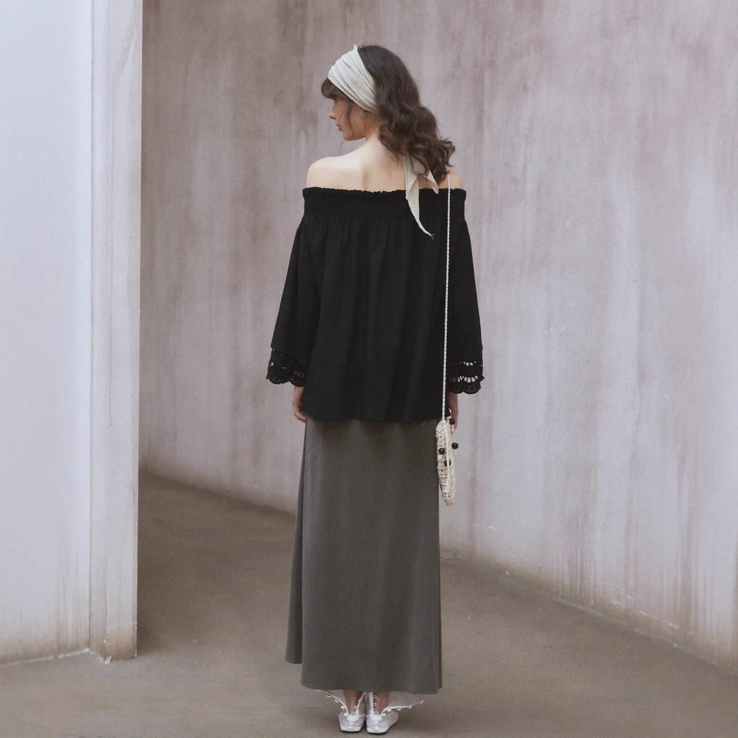 Off Shoulder Shirt R31044