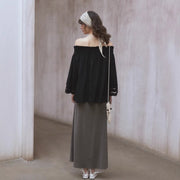 Off Shoulder Shirt R31044