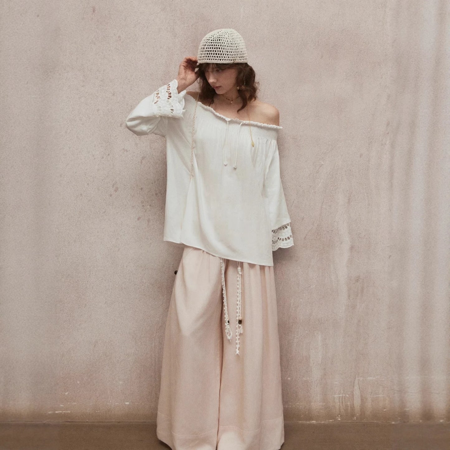 Off Shoulder Shirt R31044