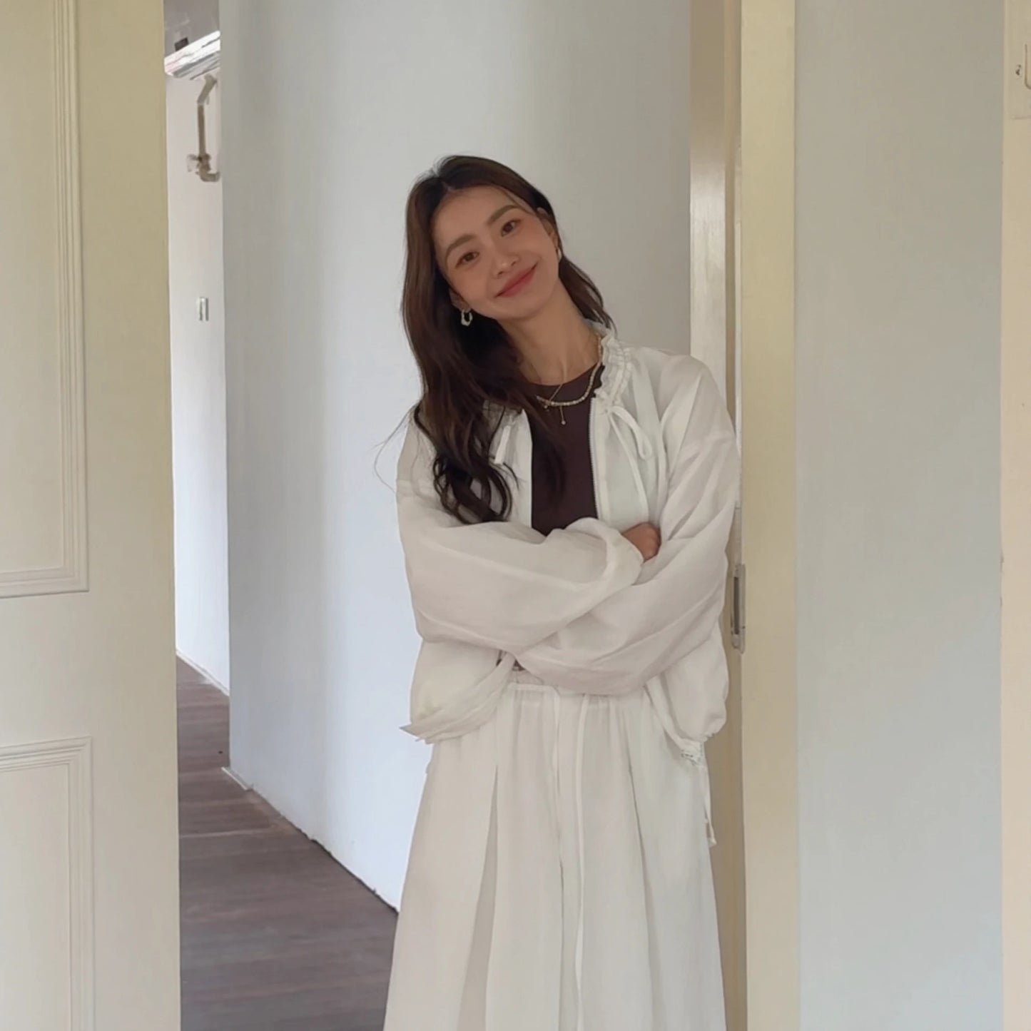 Lace-Up Casual Jacket R31043