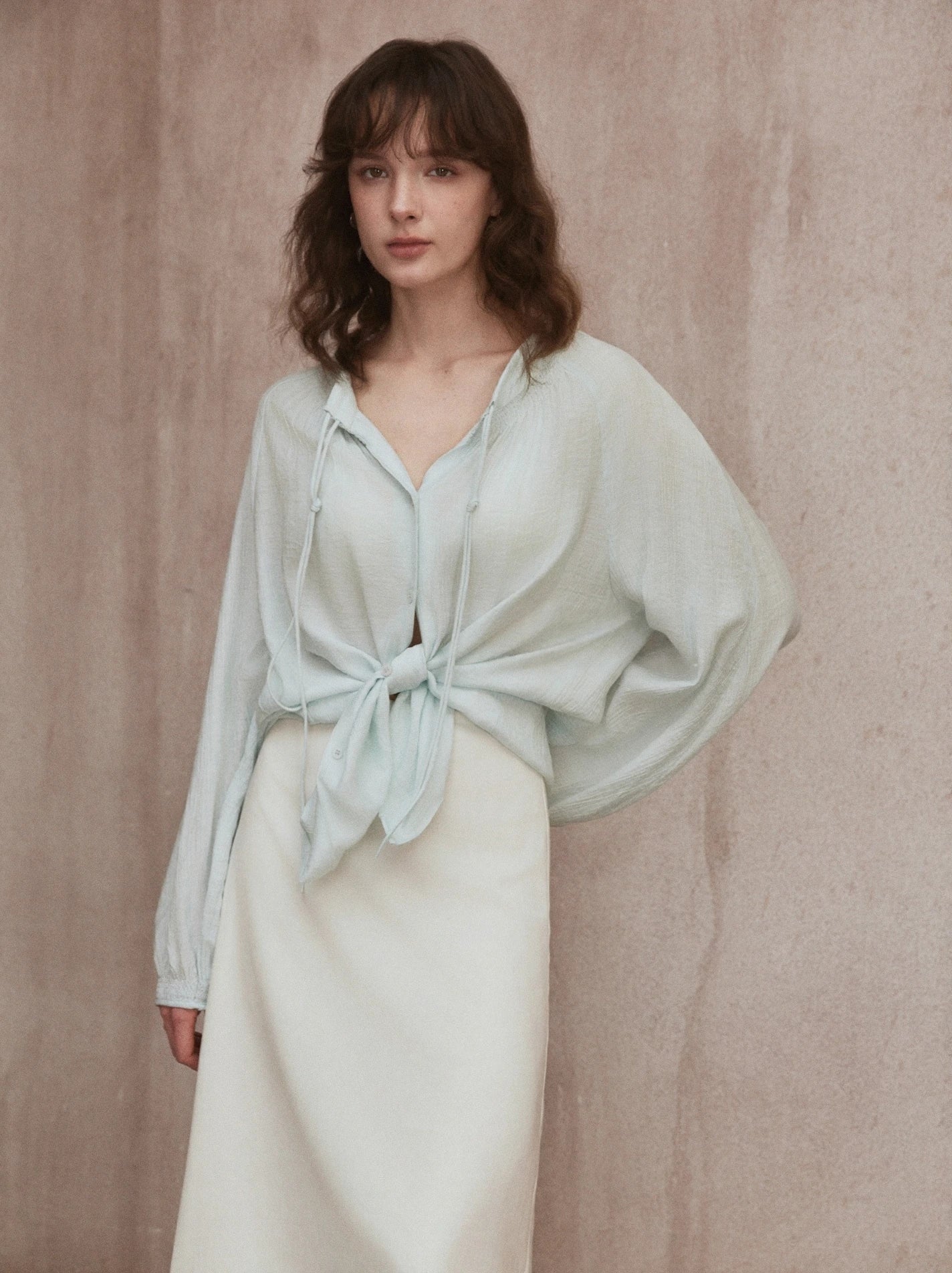 Lace-Up Shirt R31040