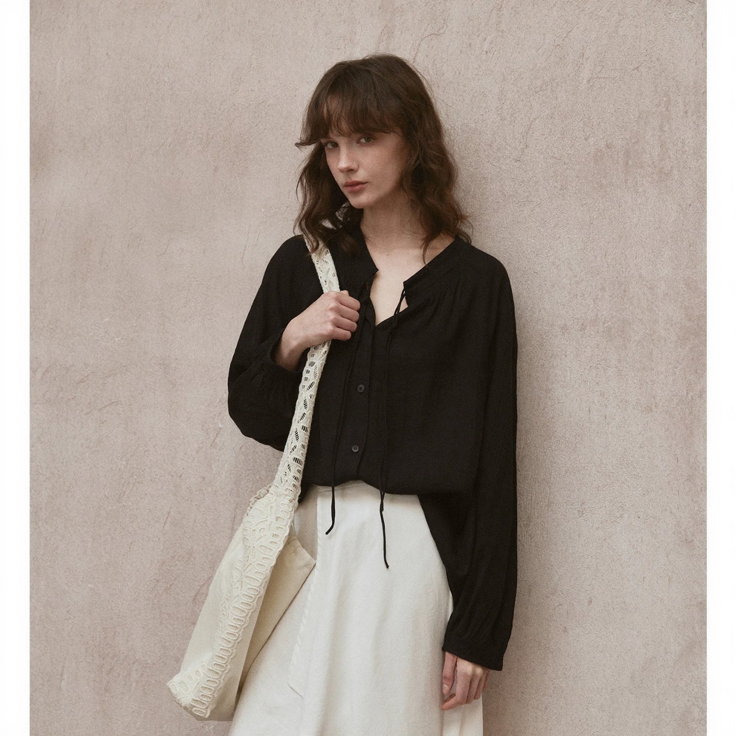 Lace-Up Shirt R31040