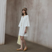 Bohemian White Dress R31037