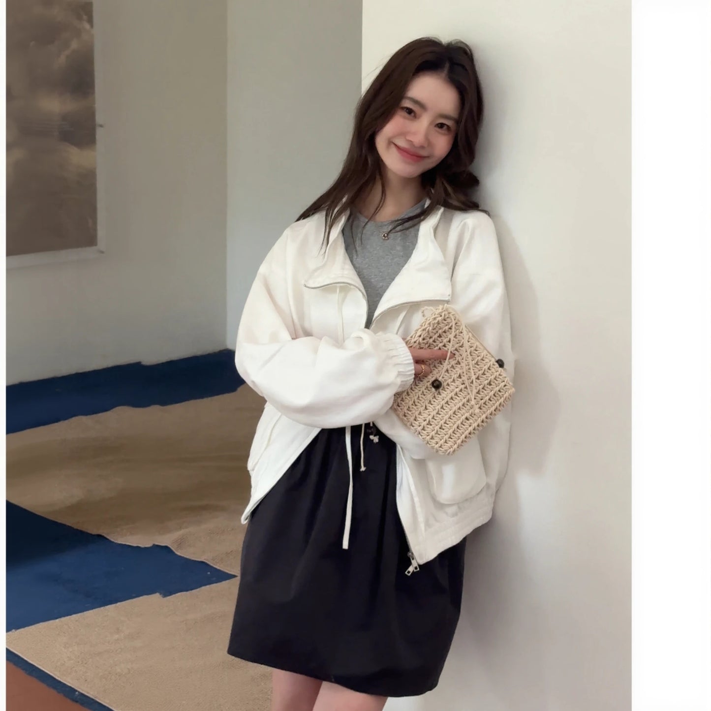 High Waist A-line Skirt R31036