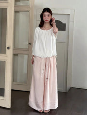 Lace-Up Wide Leg Pants R31032