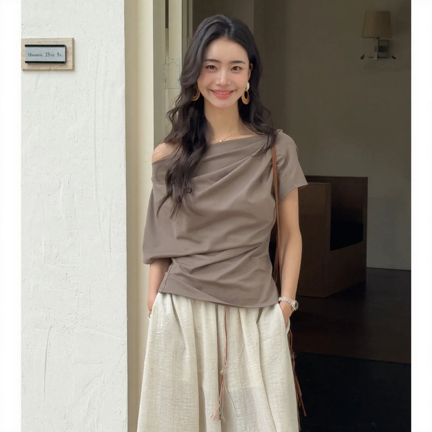 Off Shoulder Top R31017