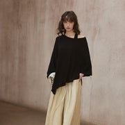 Batwing Sleeve Knit Top R31012