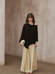 Batwing Sleeve Knit Top R31012