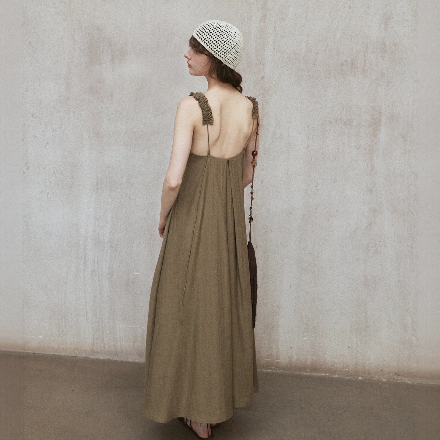 French Long Slip Dress R31004