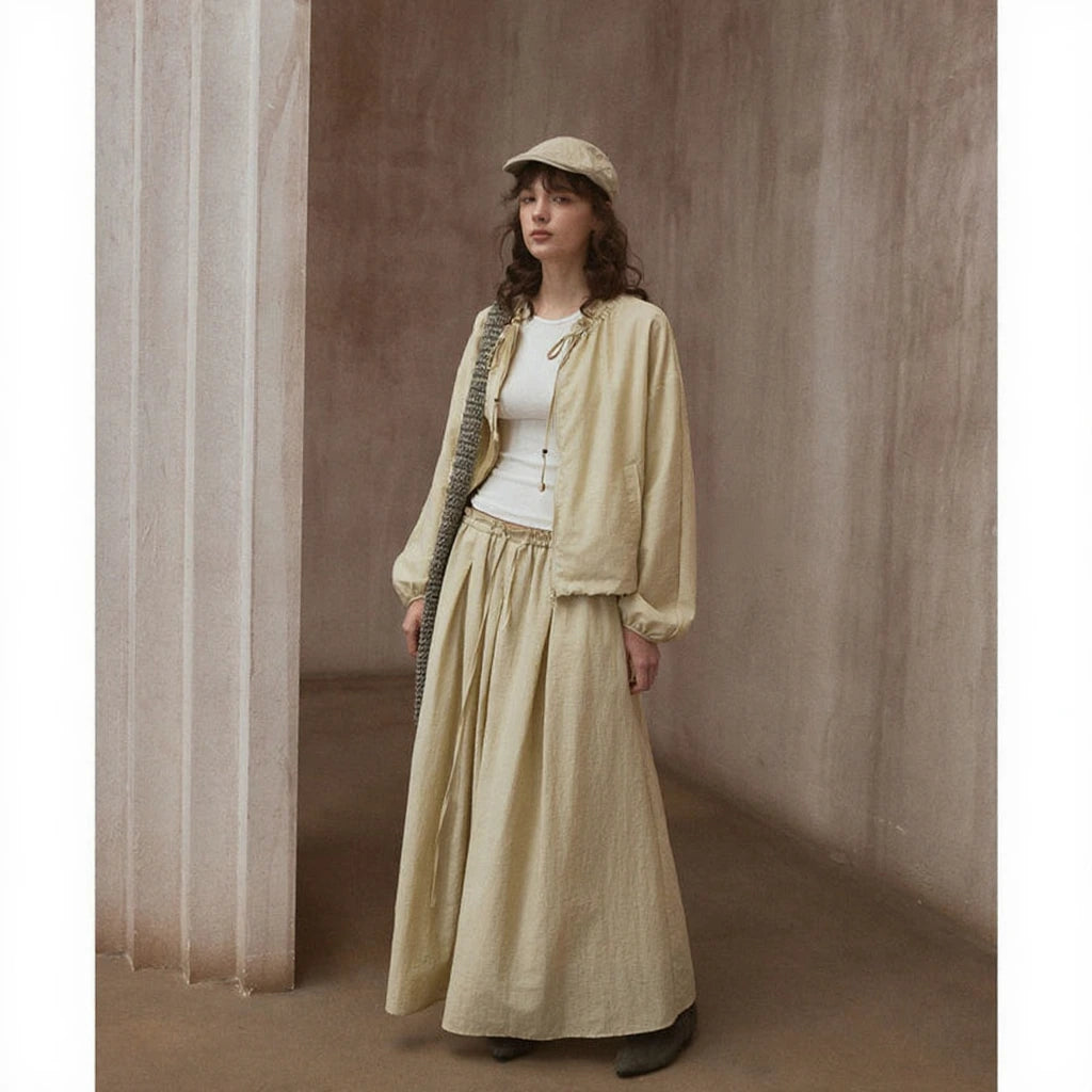 Elegant A-line Skirt R31071