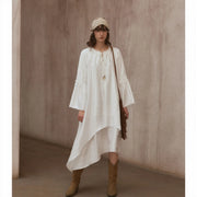 Lace-up Midi Dress R31060