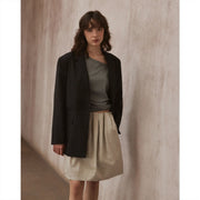 High Waist A-line Skirt R31036