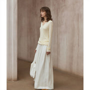 Lace-Up Wide Leg Pants R31032