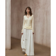 Lace-Up Wide Leg Pants R31032