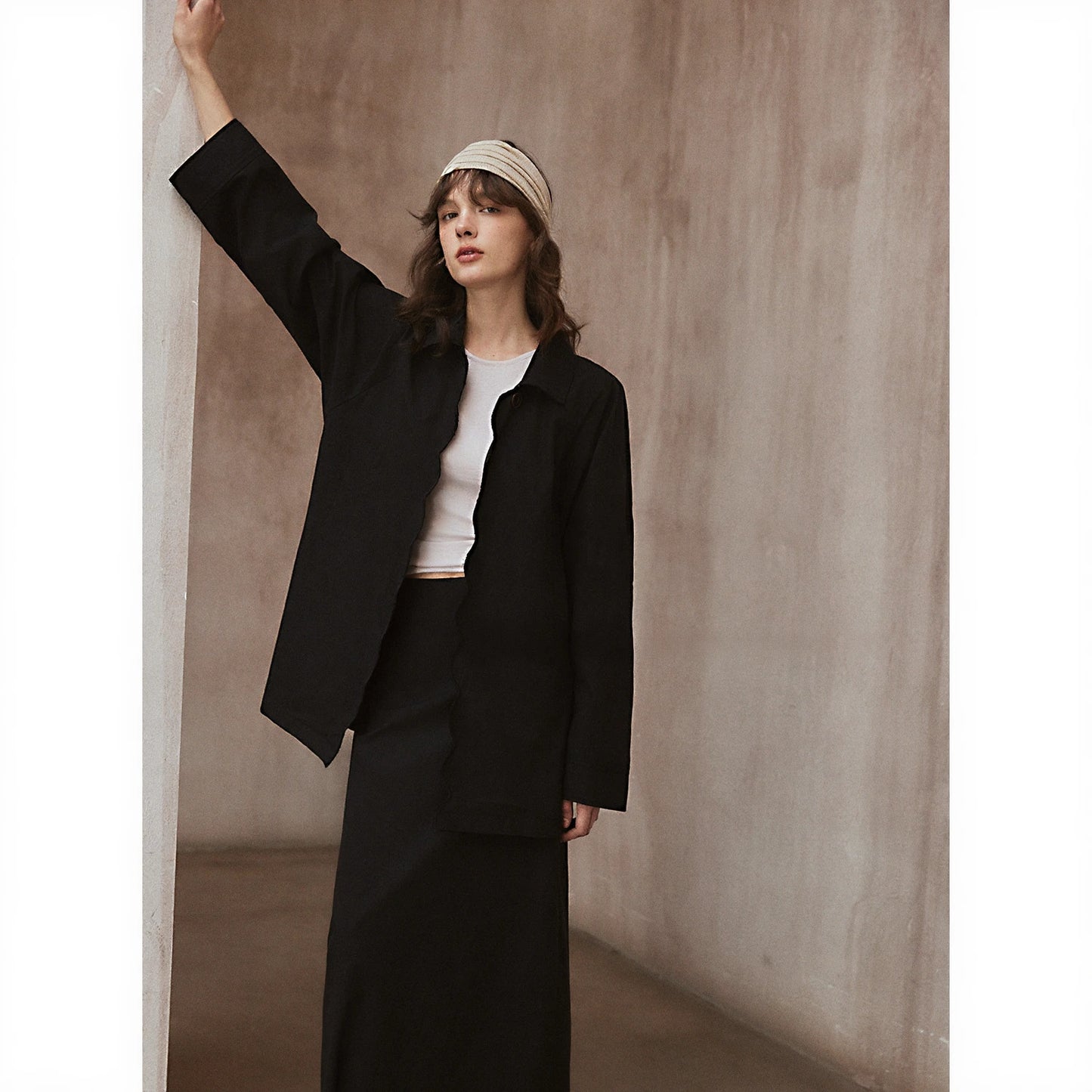 Wavy Edge Blazer R31010